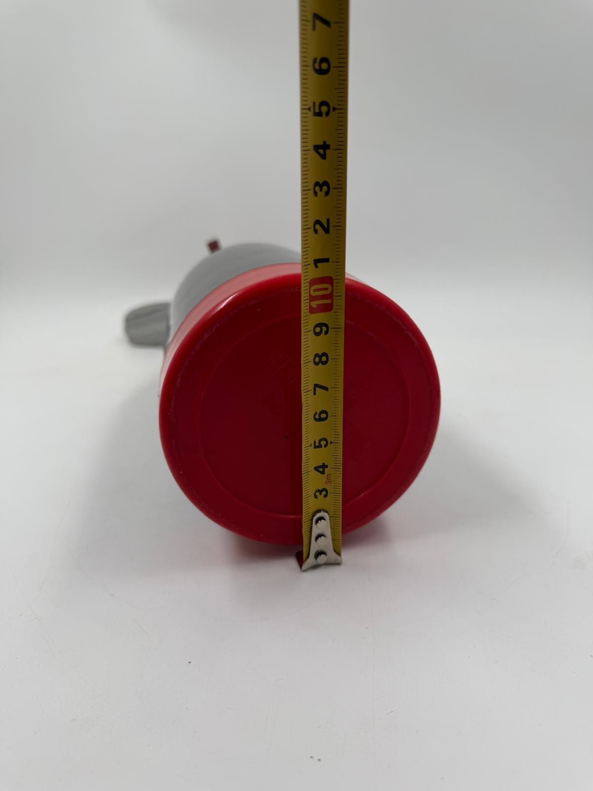Vintage Soda-Siphon Flasche schwarz rot Dekoration sehr gut erhalten