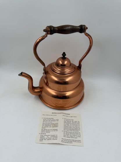 Vintage Kupfertopf von unbekannt für unbekannt, Einzelstück, schöne Patina, Deko oder Sammlerobjekt