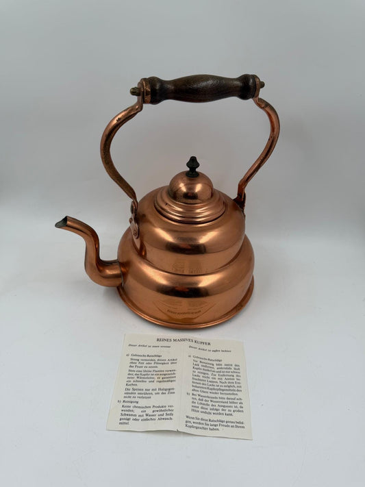 Vintage Kupfertopf von unbekannt für unbekannt, Einzelstück, schöne Patina, Deko oder Sammlerobjekt