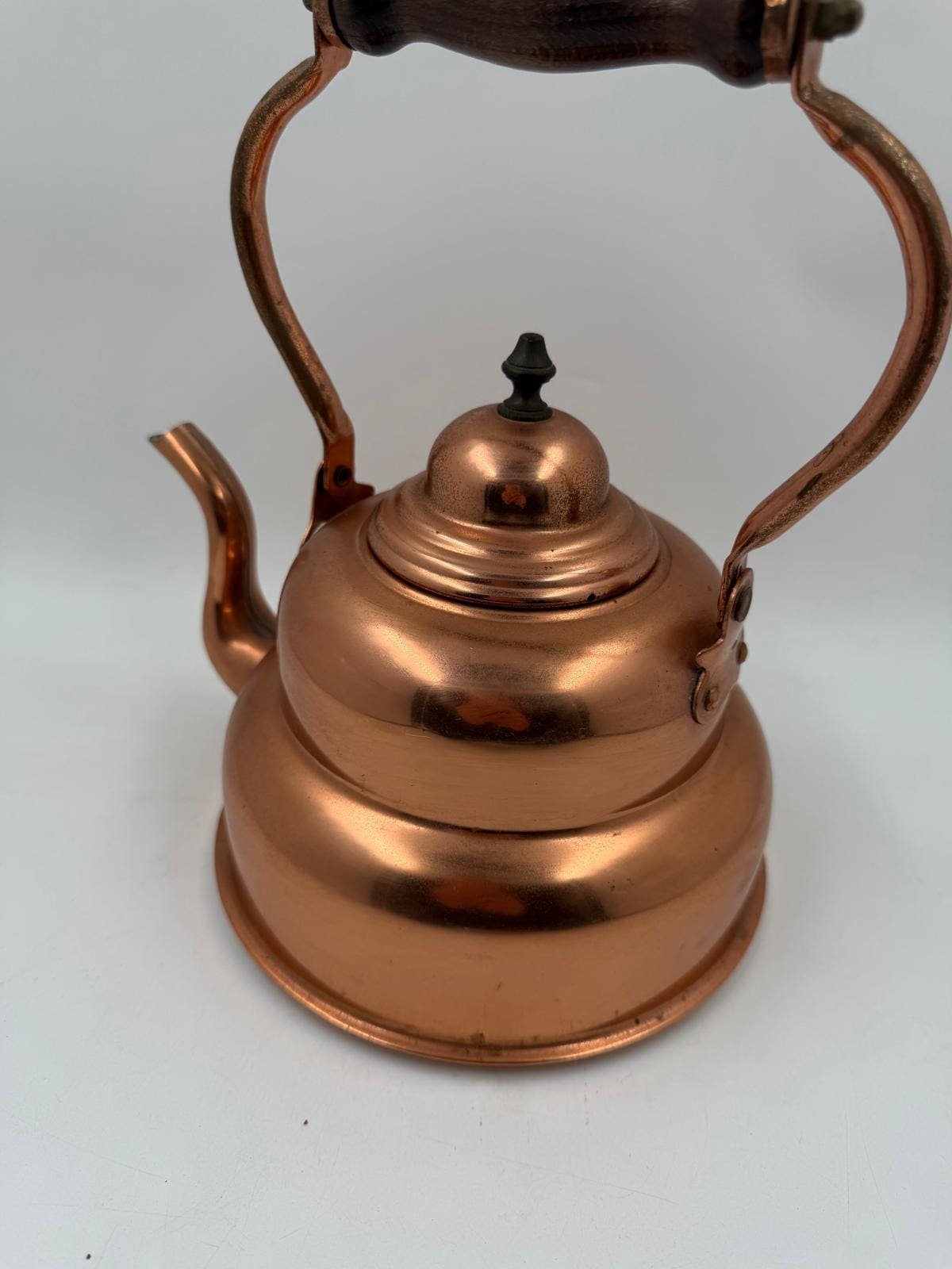 Vintage Kupfertopf von unbekannt für unbekannt, Einzelstück, schöne Patina, Deko oder Sammlerobjekt