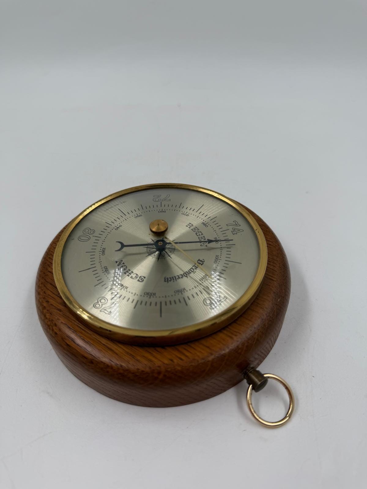 Vintage Wand Barometer Wetterstation antiker Look