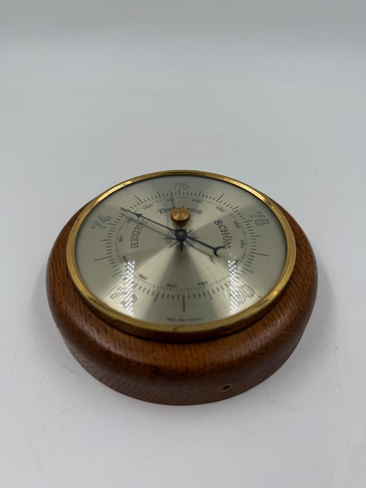 Vintage Wand Barometer Wetterstation antiker Look
