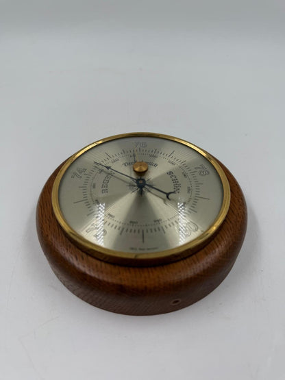 Vintage Wand Barometer Wetterstation antiker Look