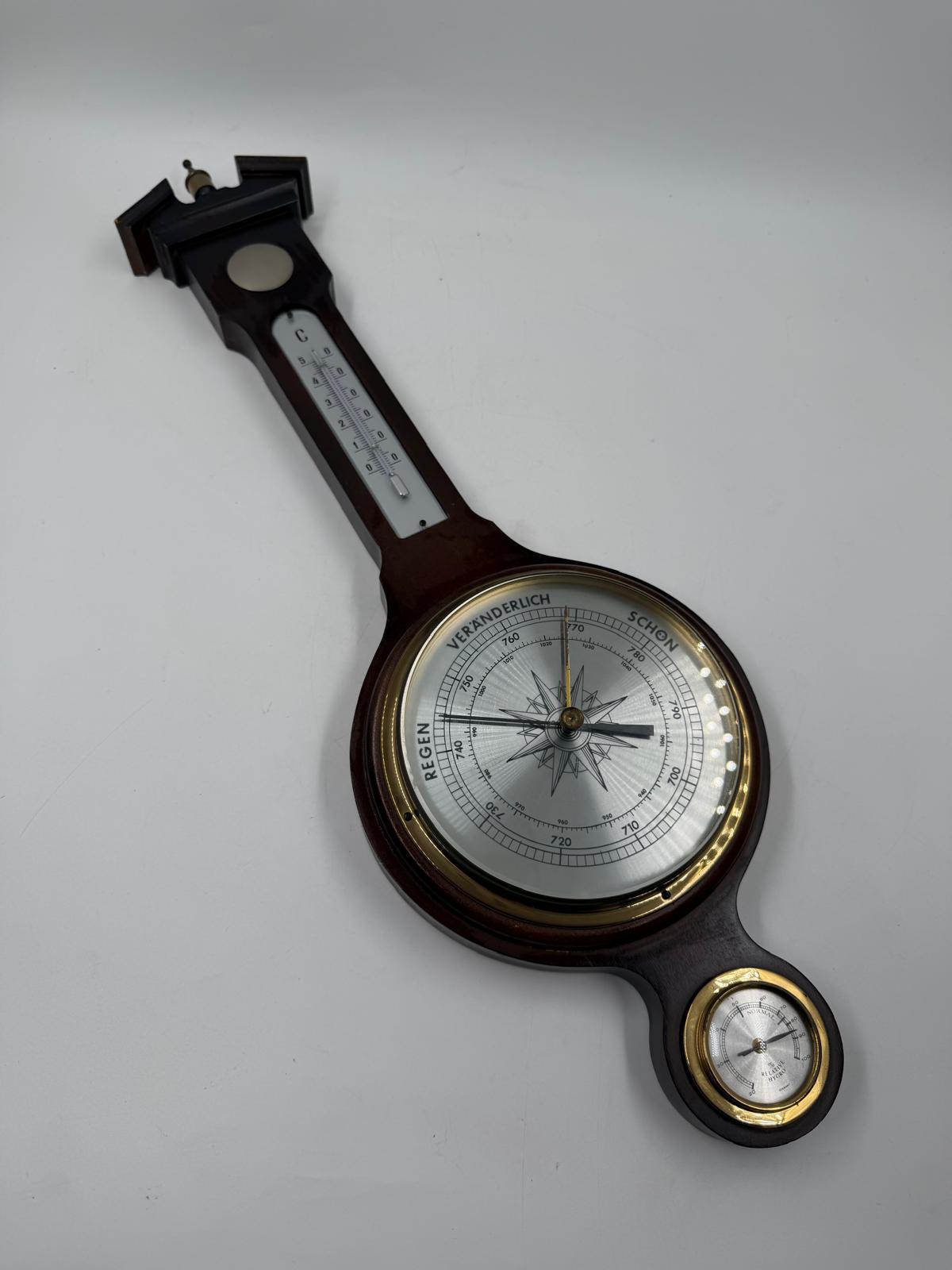 Vintage Wand Wetterstation Barometer von KlassikDekorative