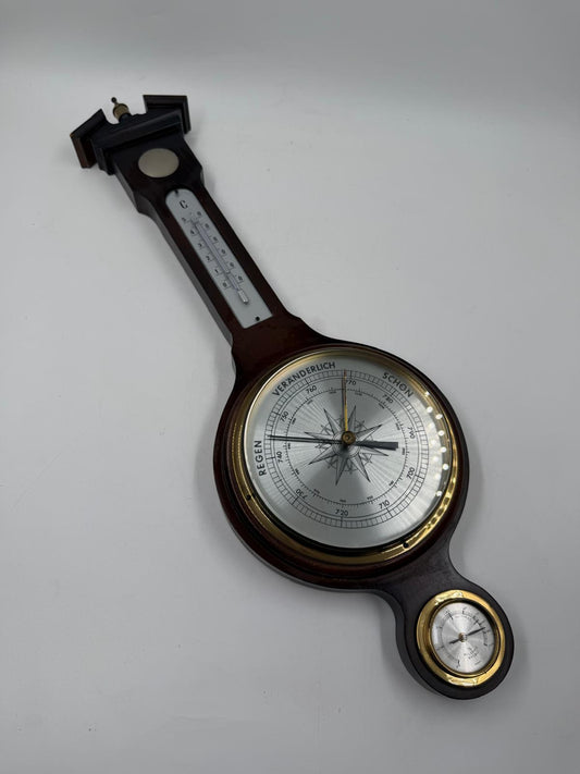 Vintage Wand Wetterstation Barometer von KlassikDekorative