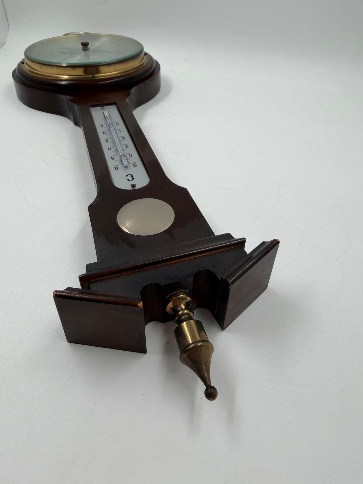 Vintage Wand Wetterstation Barometer von KlassikDekorative