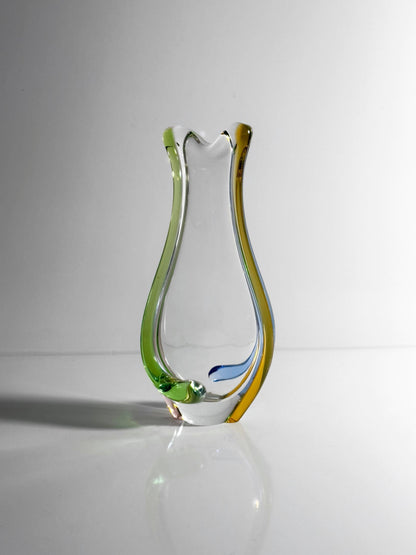 Vintage Vase Rhapsody von František Zemek für Sklo Union