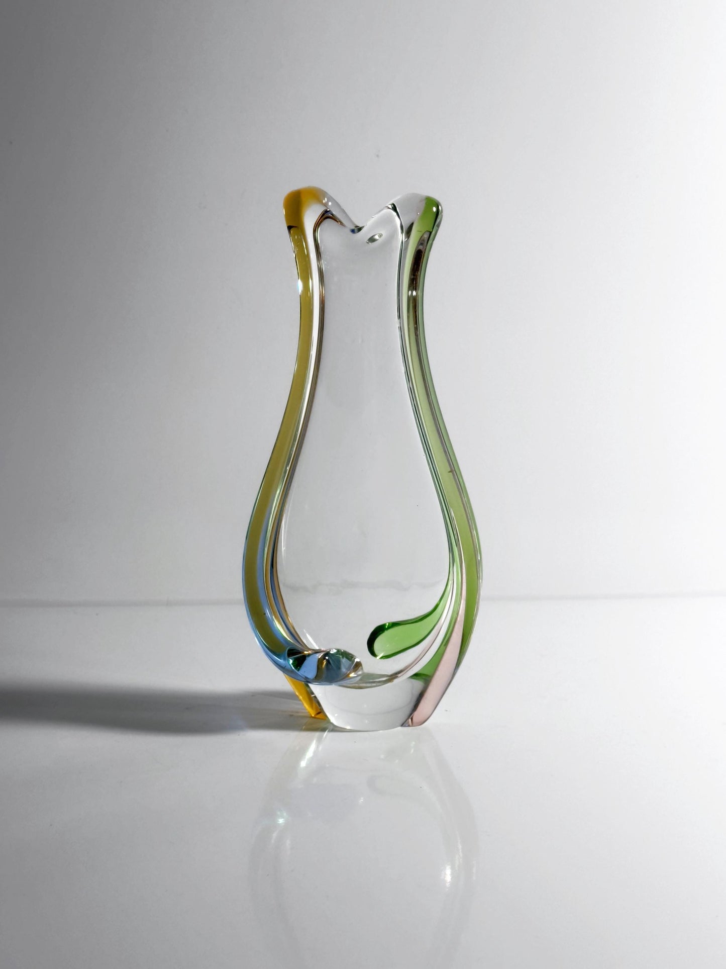 Vintage Vase Rhapsody von František Zemek für Sklo Union