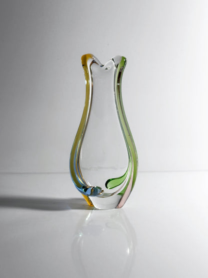 Vintage Vase Rhapsody von František Zemek für Sklo Union
