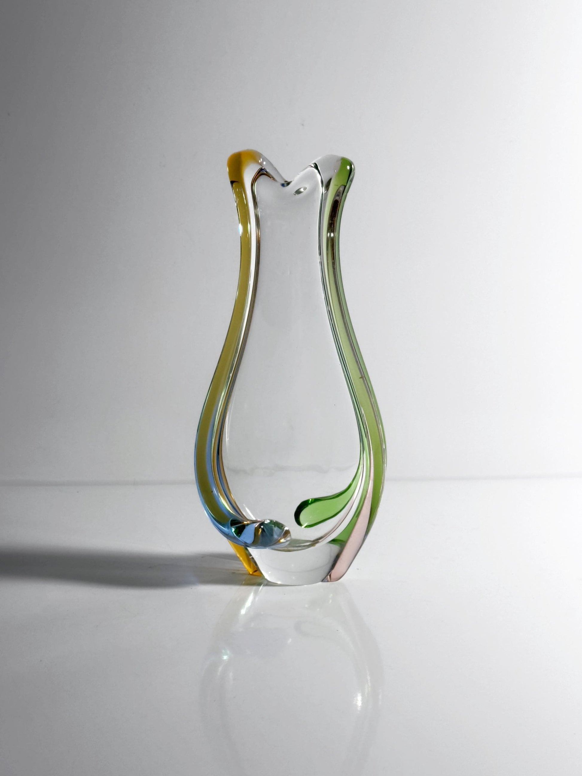 Vintage Vase Rhapsody von František Zemek für Sklo Union