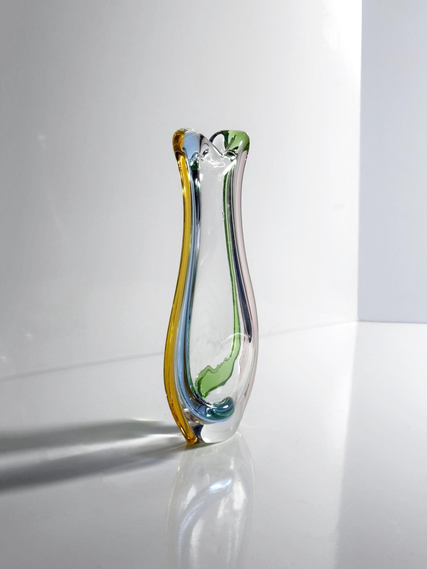 Vintage Vase Rhapsody von František Zemek für Sklo Union