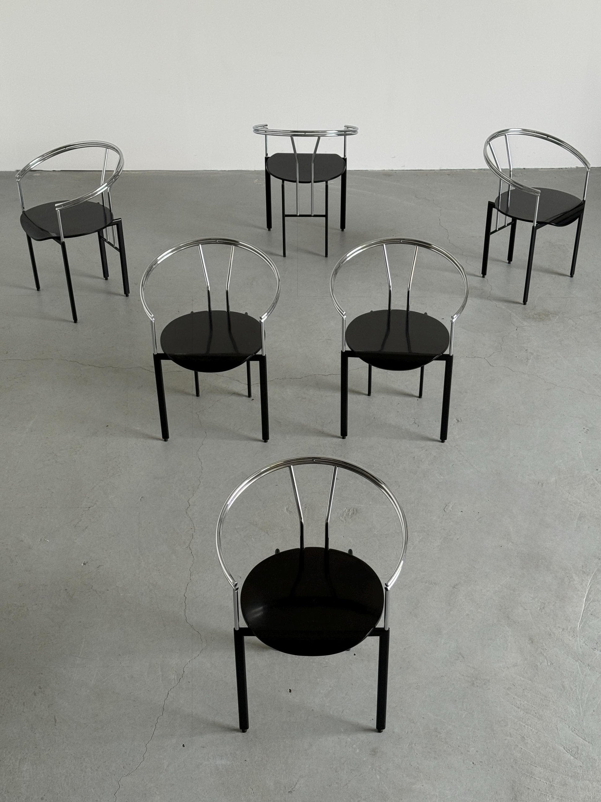 Vintage Armlehnstuhl Maya von Gian Vittorio Plazzogna für Cetera Set von 6