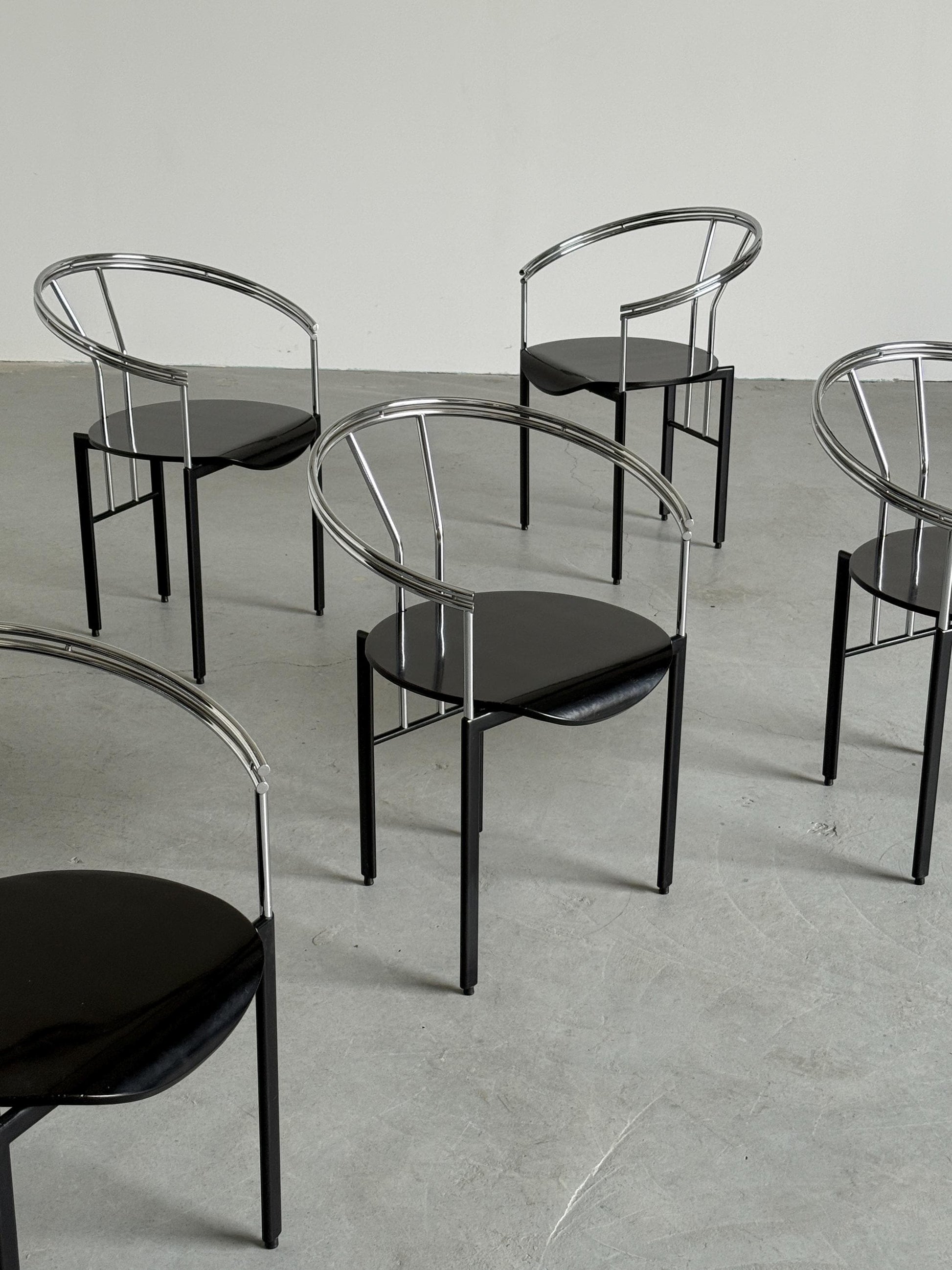 Vintage Armlehnstuhl Maya von Gian Vittorio Plazzogna für Cetera Set von 6