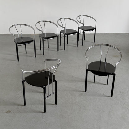 Vintage Armlehnstuhl Maya von Gian Vittorio Plazzogna für Cetera Set von 6