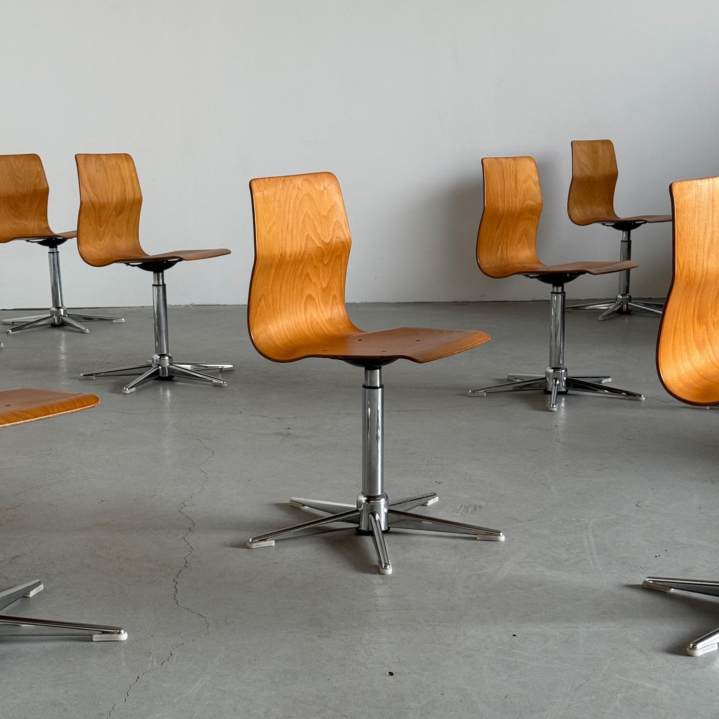 Vintage Drehstuhl von Pagholz verstellbar 1970er