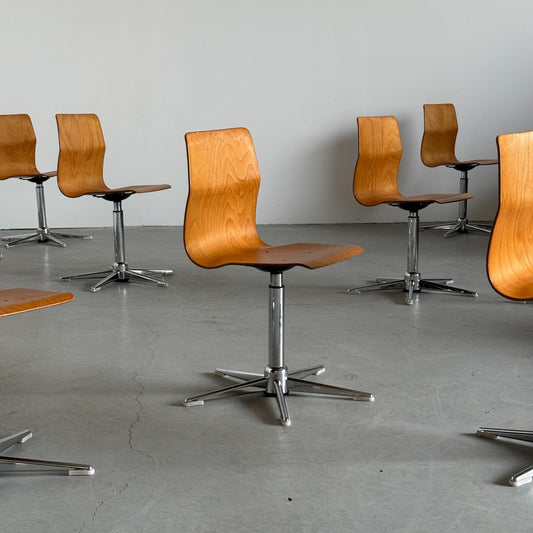 Vintage Drehstuhl von Pagholz verstellbar 1970er
