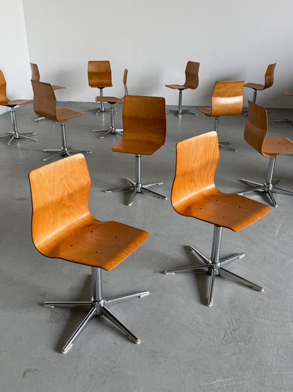 Vintage Drehstuhl von Pagholz verstellbar 1970er