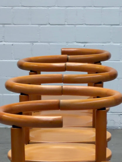 Vintage Stuhl von Lübke aus Holz