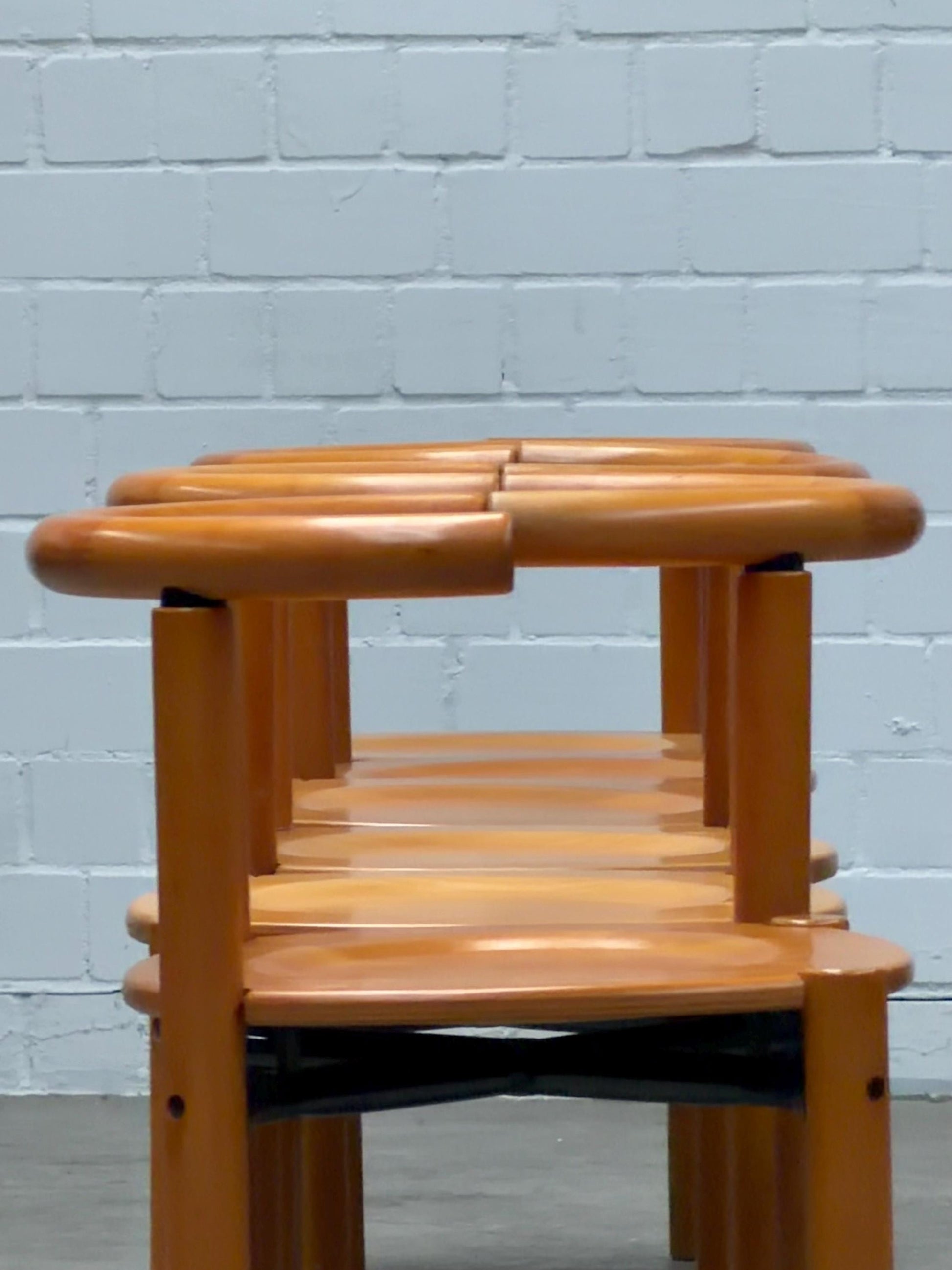 Vintage Stuhl von Lübke aus Holz