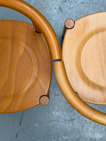 Vintage Stuhl von Lübke aus Holz