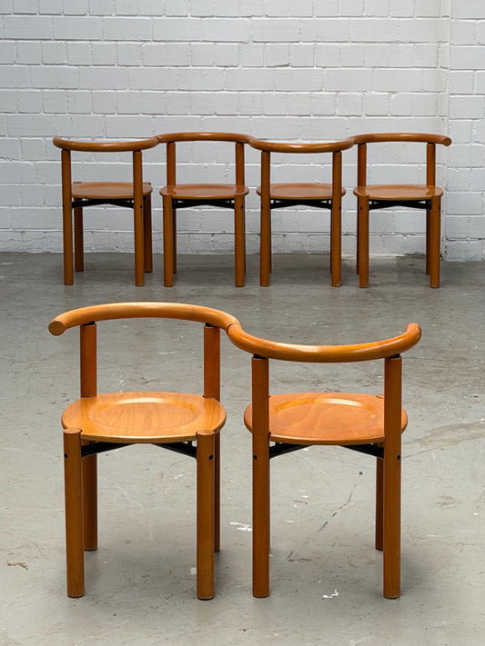 Vintage Stuhl von Lübke aus Holz