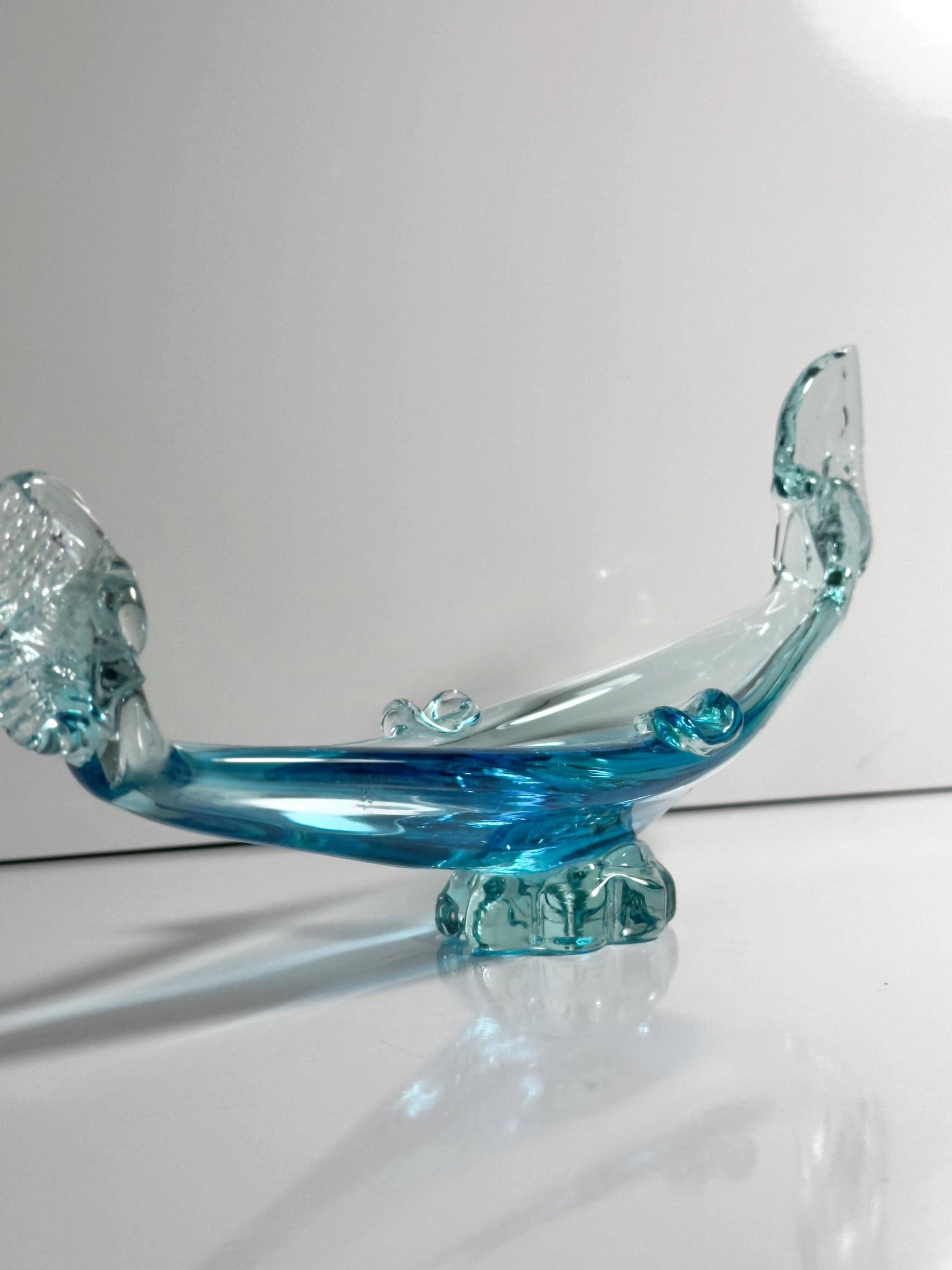 Vintage Schale Murano Gondel Blau