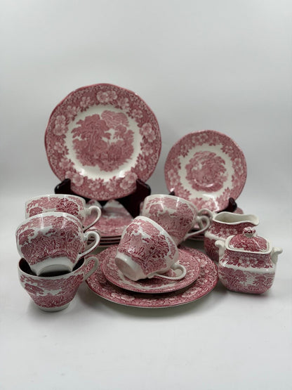 Vintage Kaffeeservice Wedgewood von Wedgwood Set für 6 Tee Englisch Mehrfarbig