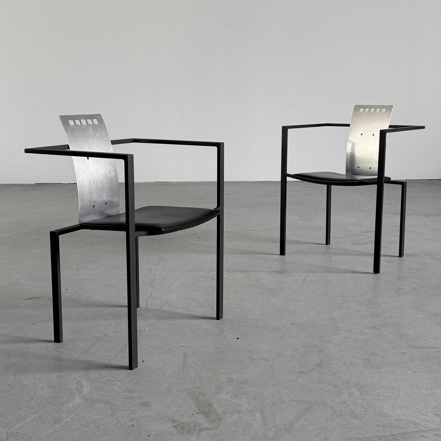 Vintage Stuhl Set von 2 von Karl Friedrich Förster für KFF Memphis Design