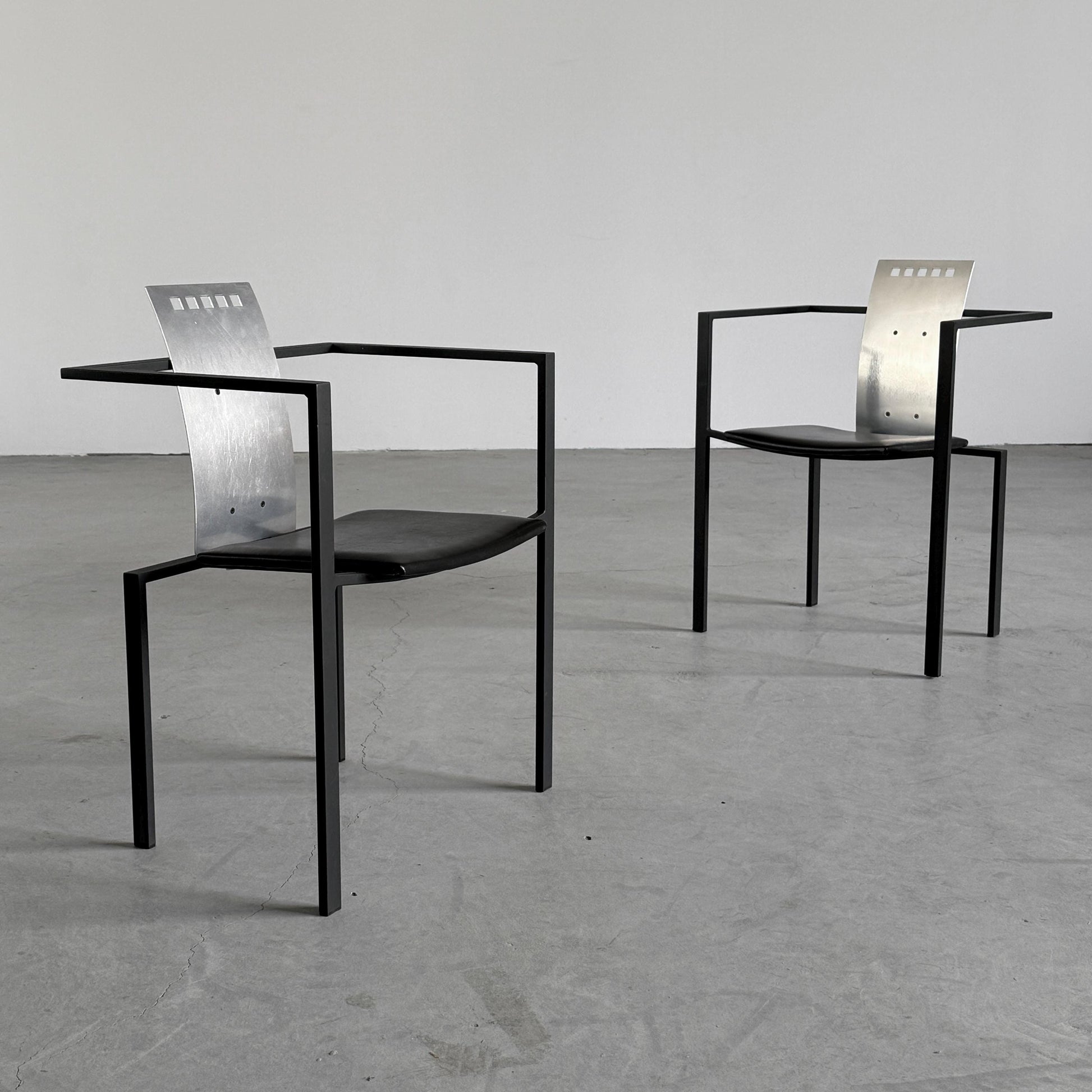 Vintage Stuhl Set von 2 von Karl Friedrich Förster für KFF Memphis Design