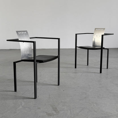 Vintage Stuhl Set von 2 von Karl Friedrich Förster für KFF Memphis Design