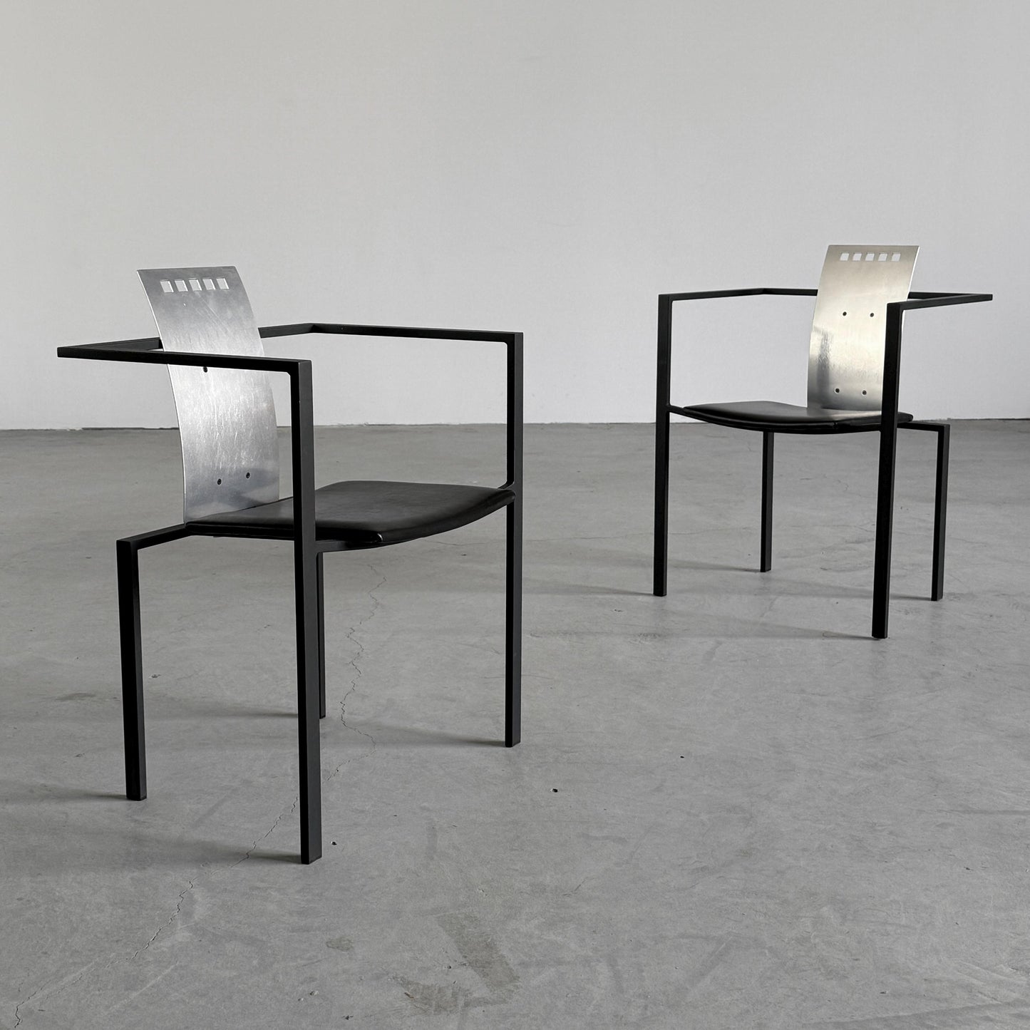 Vintage Stuhl Set von 2 von Karl Friedrich Förster für KFF Memphis Design