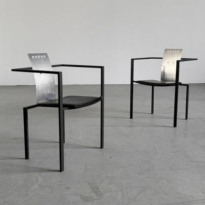 Vintage Stuhl Set von 2 von Karl Friedrich Förster für KFF Memphis Design