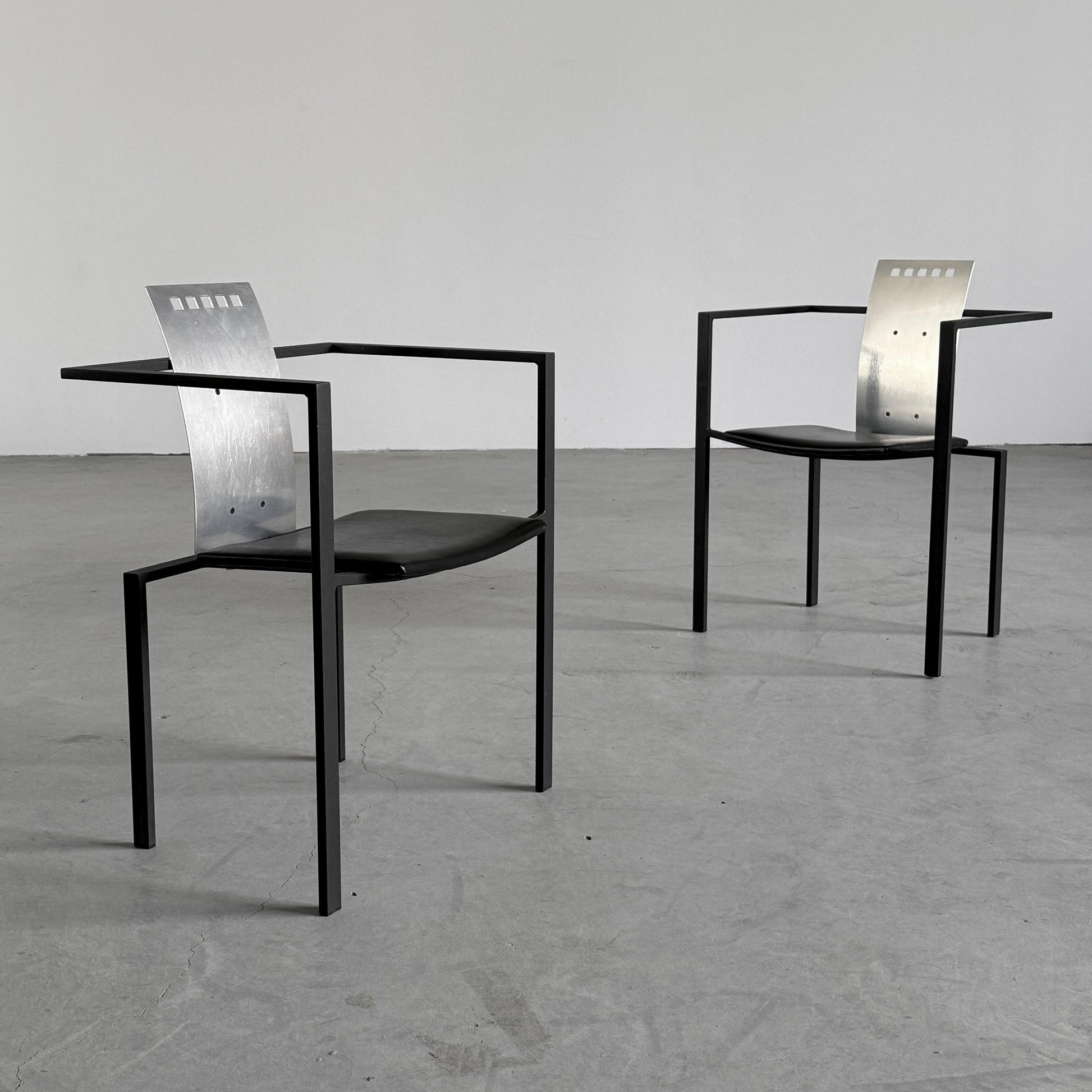 Vintage Stuhl Set von 2 von Karl Friedrich Förster für KFF Memphis Design