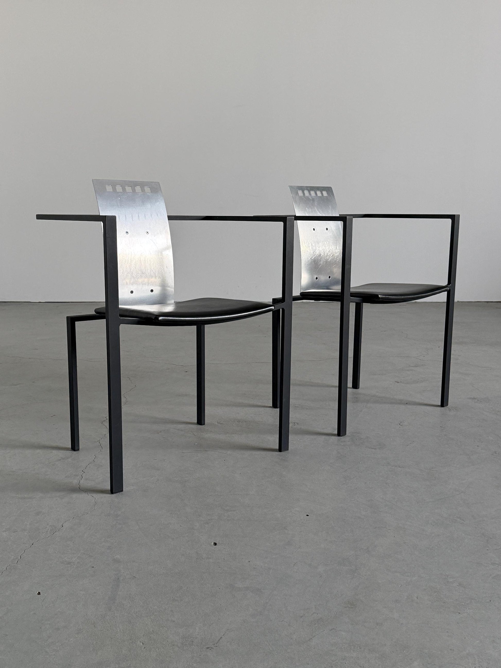 Vintage Stuhl Set von 2 von Karl Friedrich Förster für KFF Memphis Design