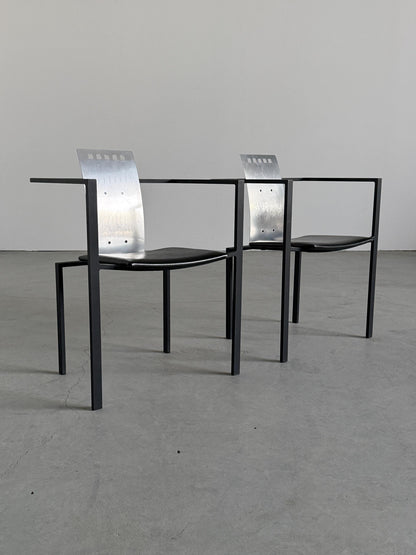 Vintage Stuhl Set von 2 von Karl Friedrich Förster für KFF Memphis Design