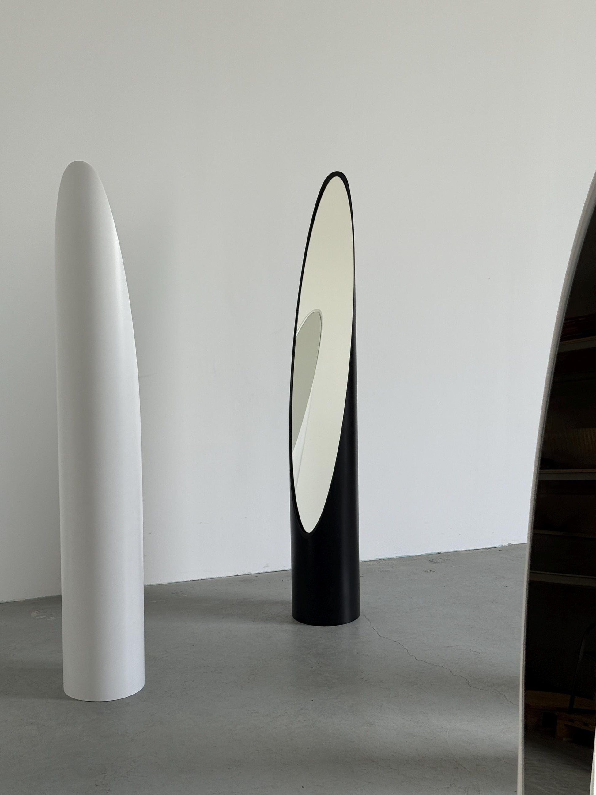 Vintage Spiegel Unghia von Rodolfo Bonetto für Bilumen