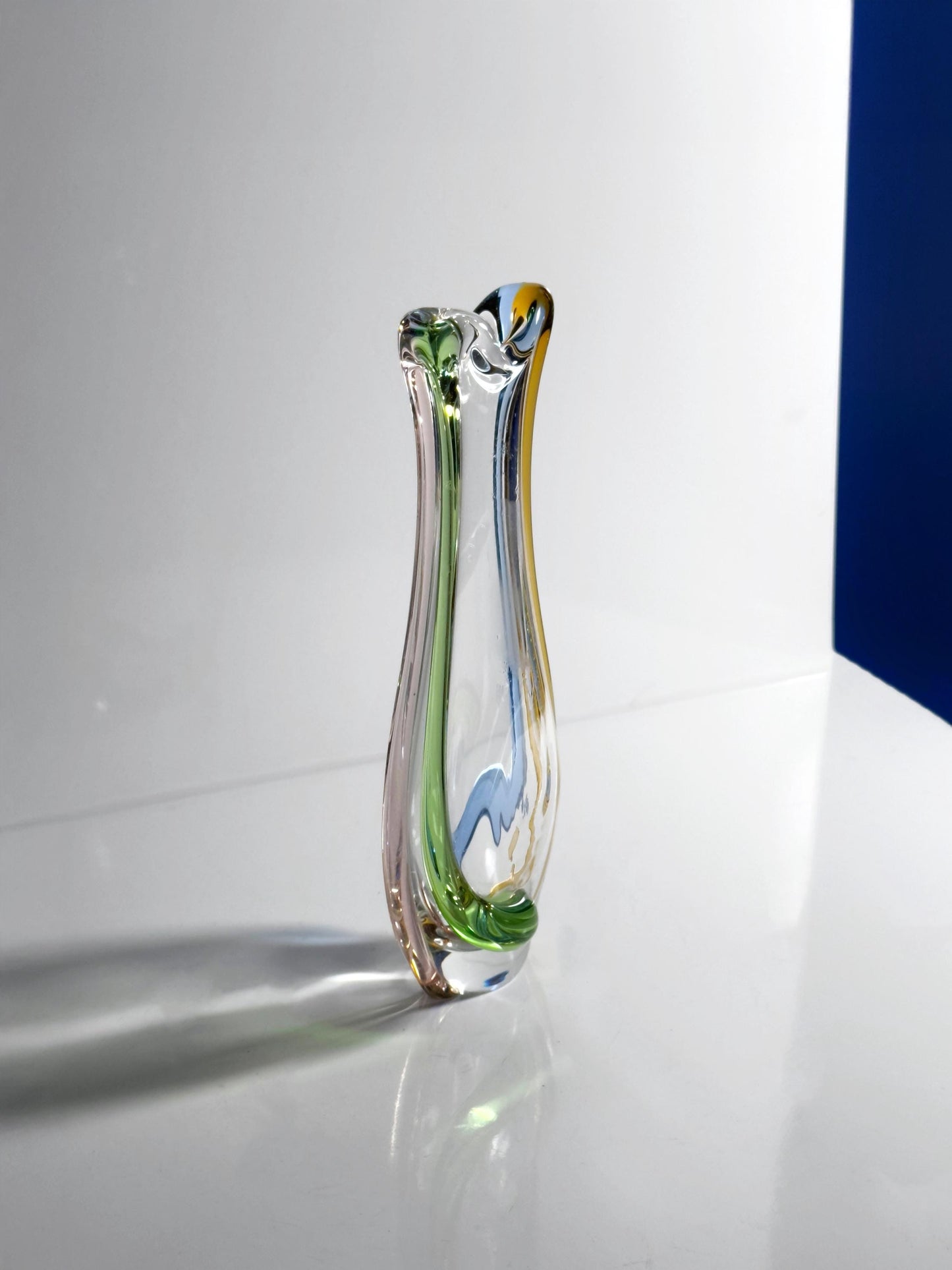 Vintage Vase Rhapsody von František Zemek für Sklo Union