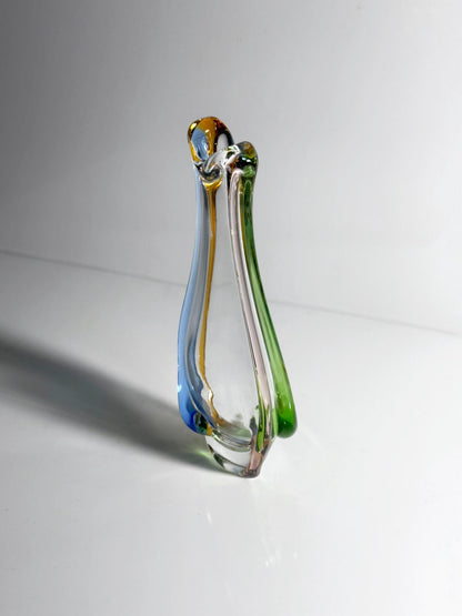 Vintage Vase Rhapsody von František Zemek für Sklo Union