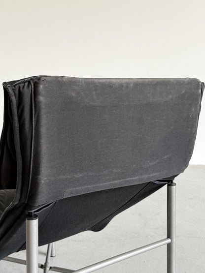 Vintage Chaise Longue aus Leder von Tord Bjorklund für Ikea