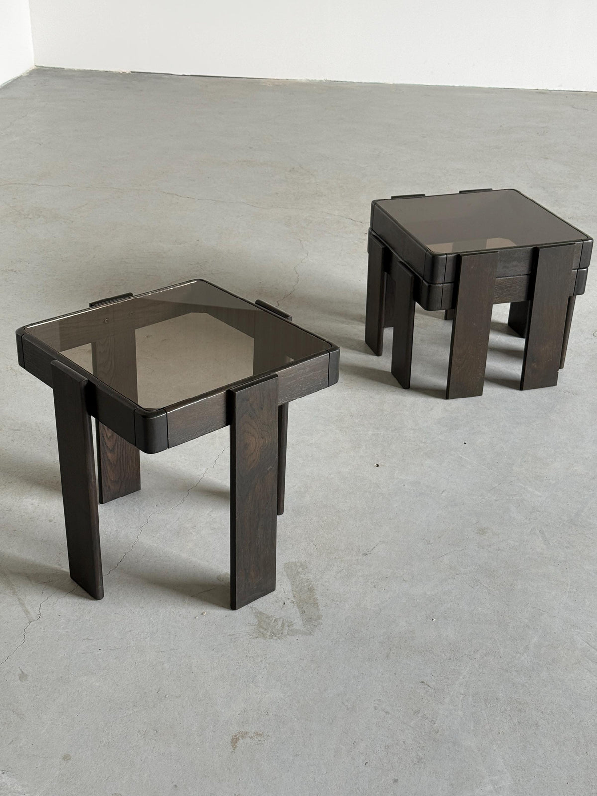 Vintage Satztisch Set von 3 von Gianfranco Frattini für Meblo