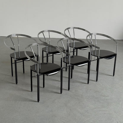 Vintage Armlehnstuhl Maya von Gian Vittorio Plazzogna für Cetera Set von 6