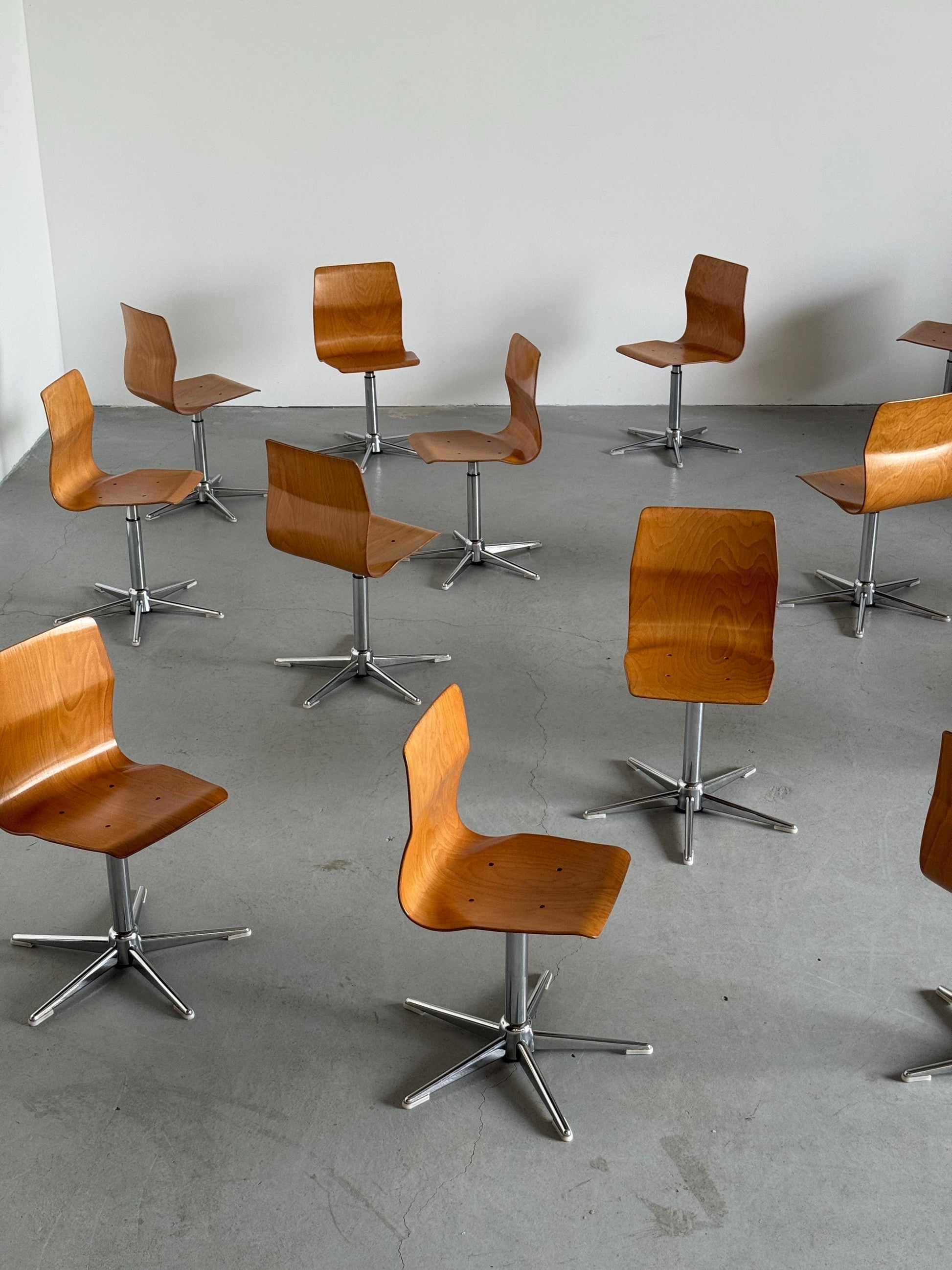 Vintage Drehstuhl von Pagholz verstellbar 1970er