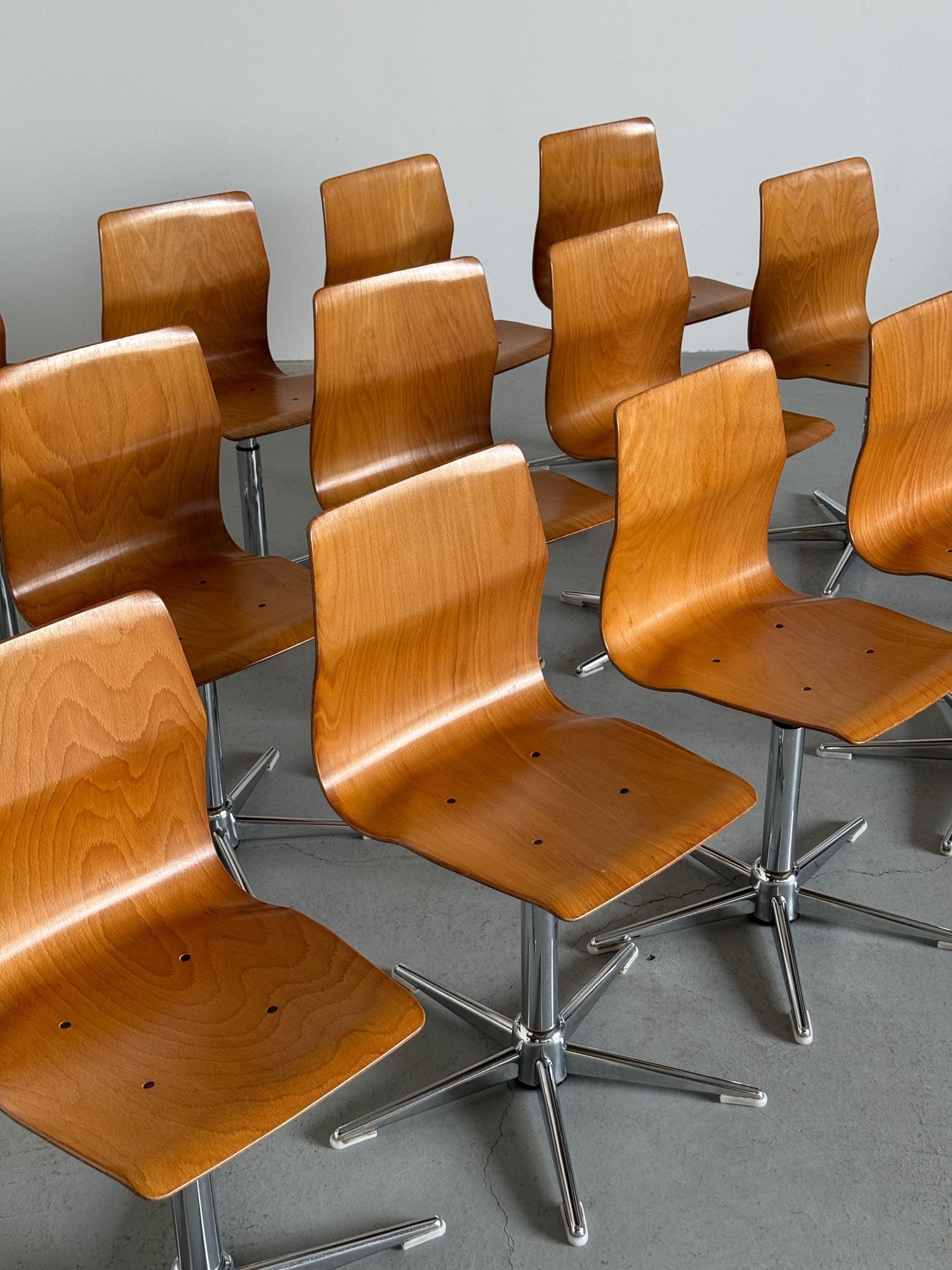 Vintage Drehstuhl von Pagholz verstellbar 1970er