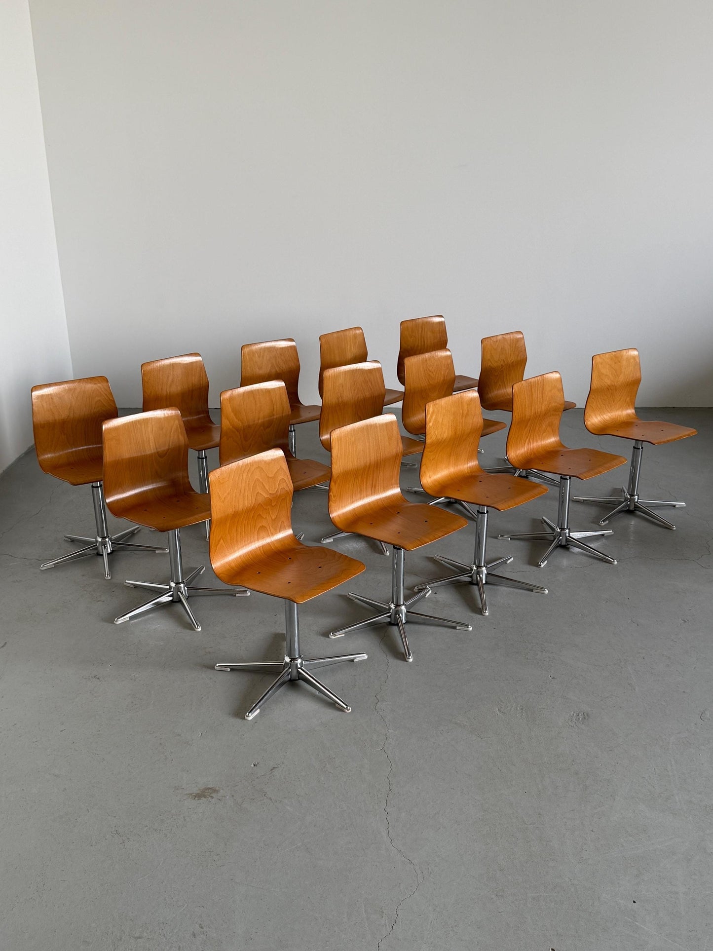 Vintage Drehstuhl von Pagholz verstellbar 1970er