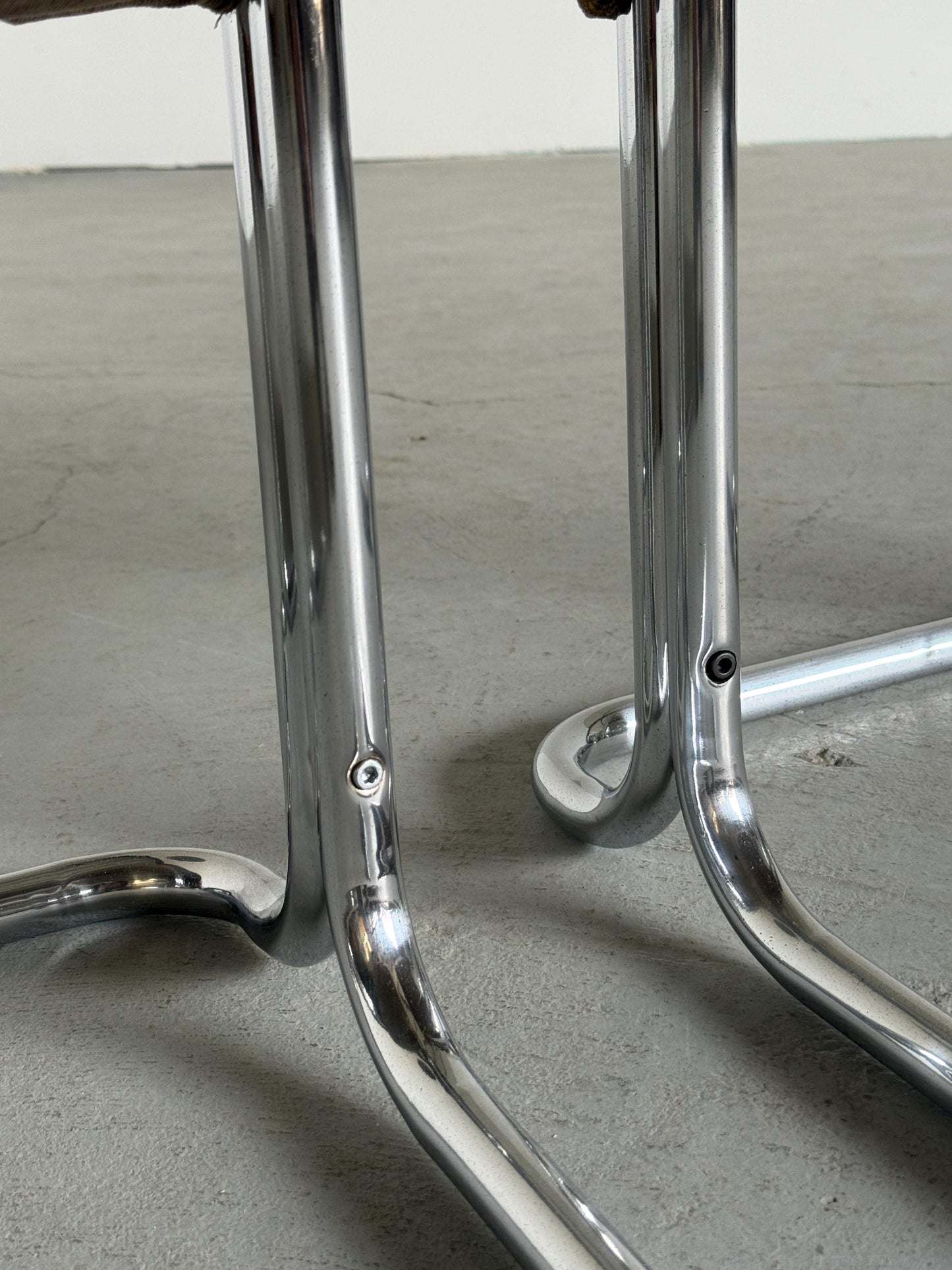 Vintage Armlehnsessel Set von 2 im Stil von Pierre Paulin mit abstraktem Muster