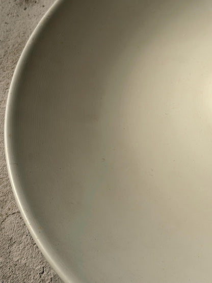 Vintage Wandlampe Diskus von Charlotte Perriand für Honsel Weiß 50 cm