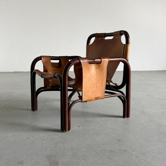 Vintage Safari Stuhl von Tito Agnoli für Bonacina