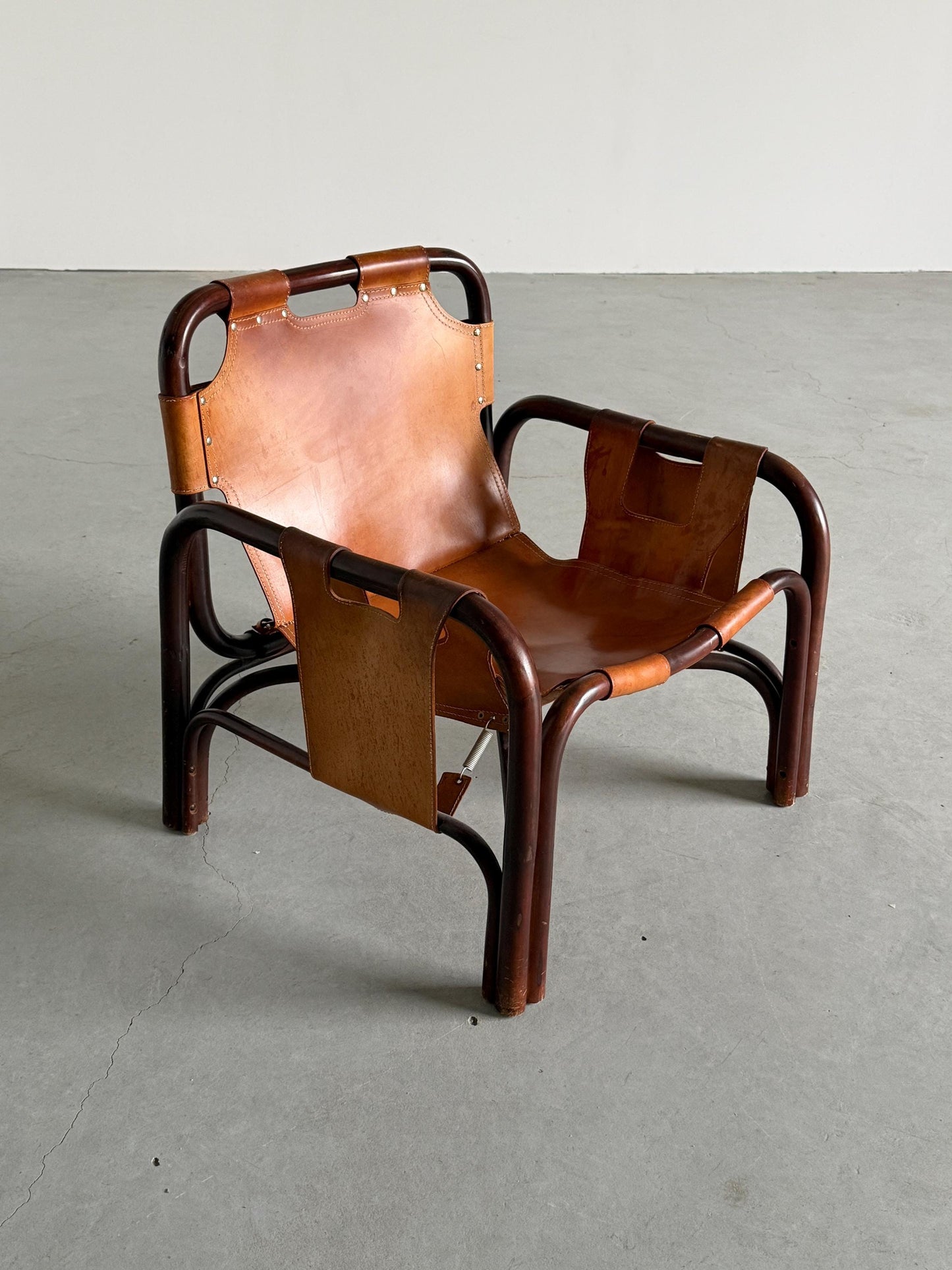 Vintage Safari Stuhl von Tito Agnoli für Bonacina