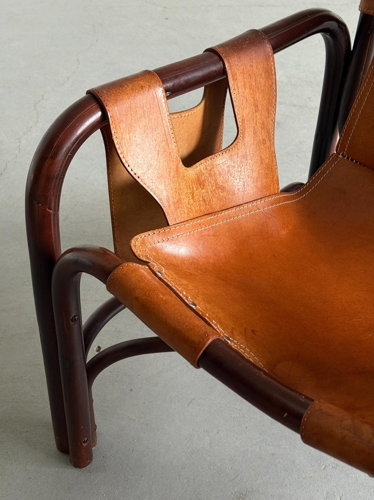 Vintage Safari Stuhl von Tito Agnoli für Bonacina