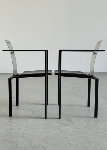 Vintage Stuhl Set von 2 von Karl Friedrich Förster für KFF Memphis Design